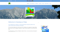 Desktop Screenshot of camping-lerotja.com