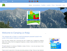 Tablet Screenshot of camping-lerotja.com